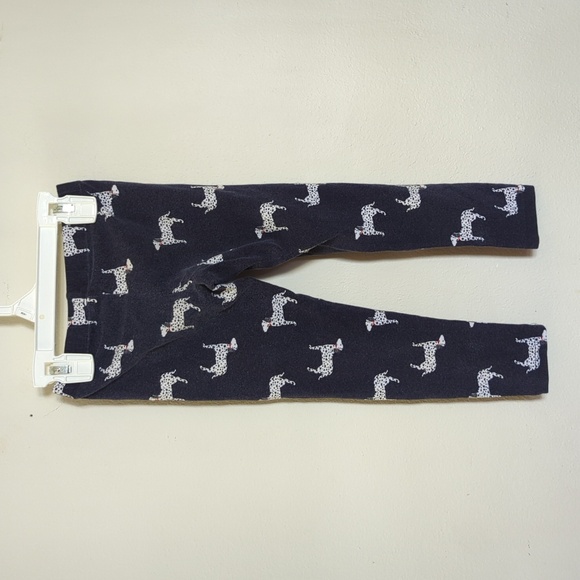 3 for $10 Bundle Sale! Oshkosh B'Gosh Navy Blue Dalmation Leggings Girls Size 5 - Picture 3 of 5